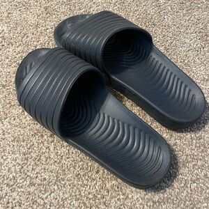 Black Slide Sandals